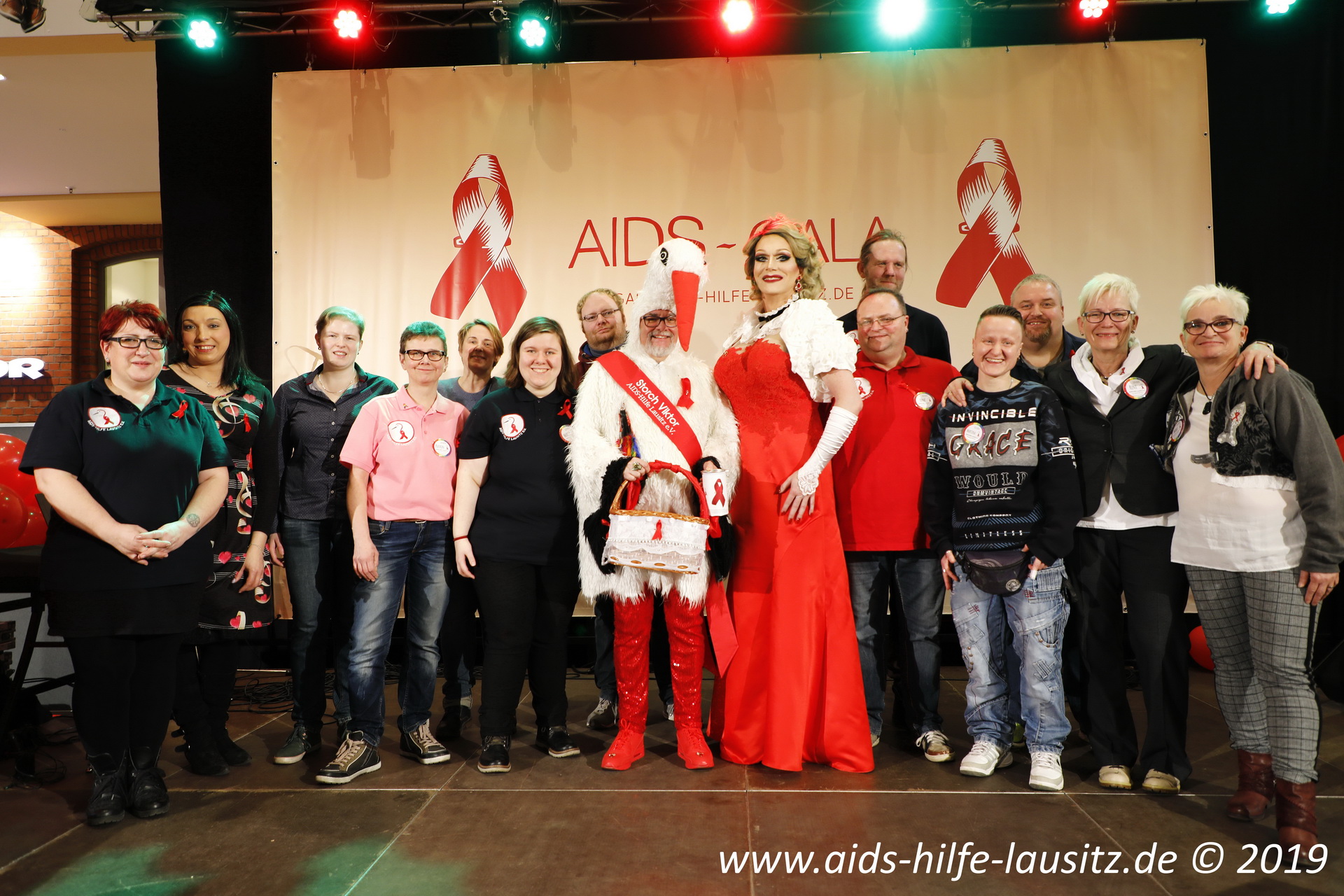 Gruppenfoto - Ehrenamtliche des AIDS-Hilfe Lausitz e.V. | Foto: Stefan Fiedler